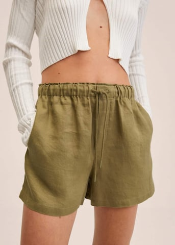 MANGO Regular Pants in Green