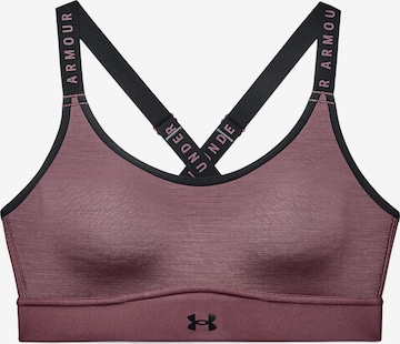 UNDER ARMOUR Sports Bra 'Infinity' in Purple: front