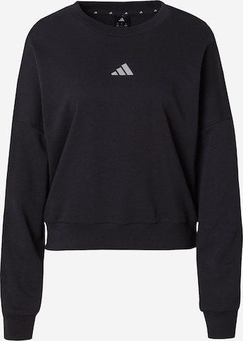 ADIDAS SPORTSWEARSportska sweater majica - crna boja: prednji dio