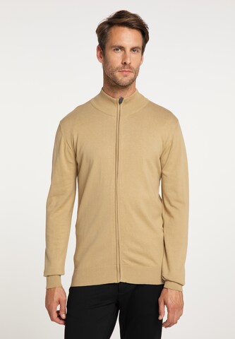 DreiMaster Klassik Gebreid vest in Beige: voorkant