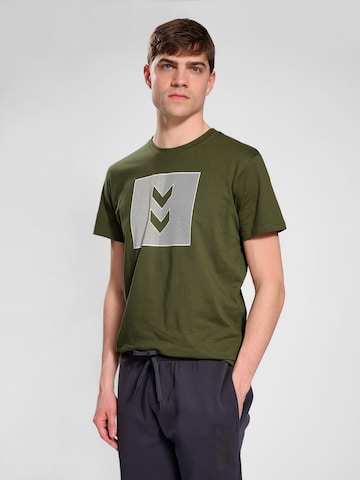 T-Shirt fonctionnel 'ACTIVE' Hummel en vert : devant