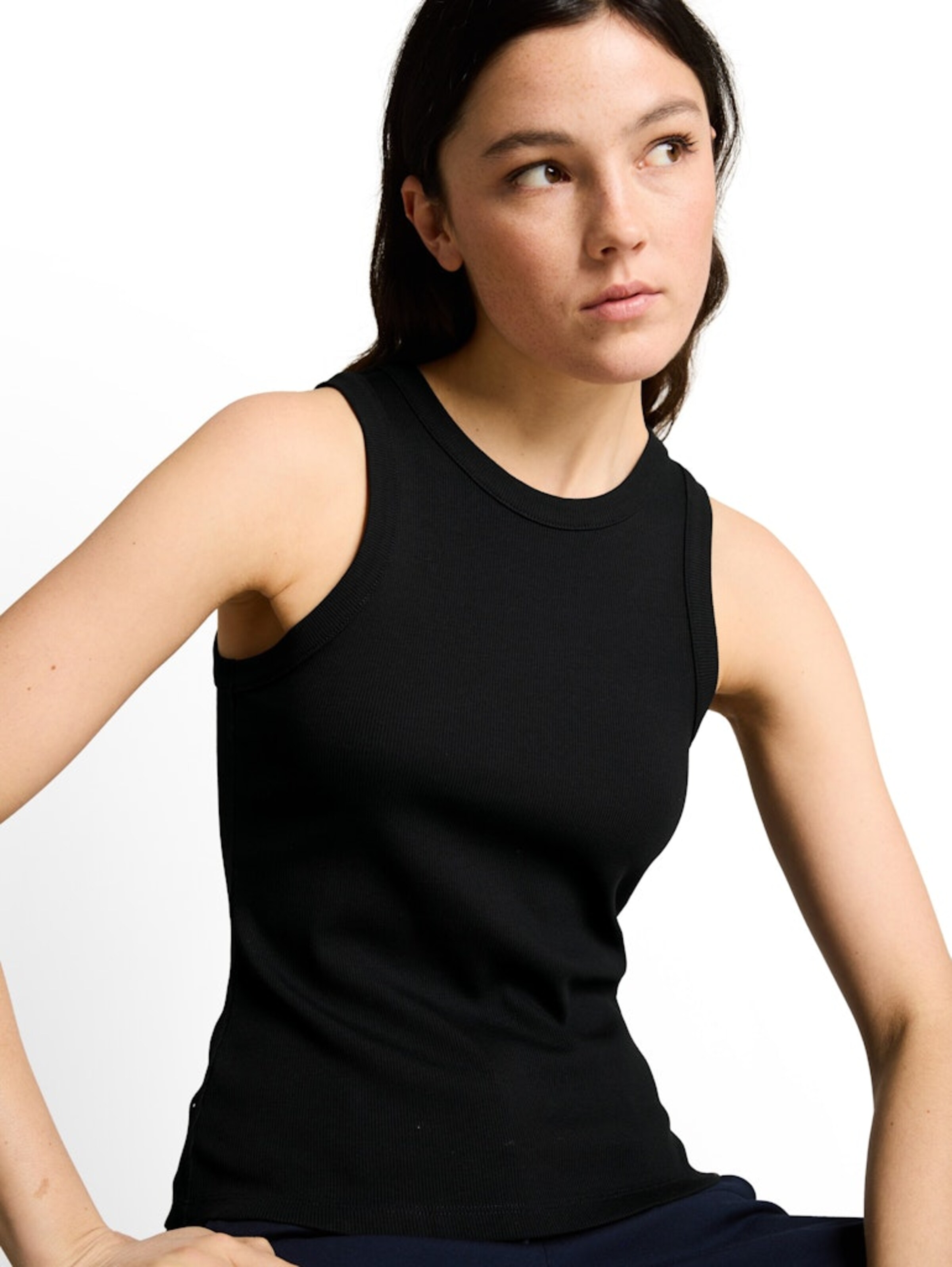 Top de la TOM TAILOR DENIM pe negru