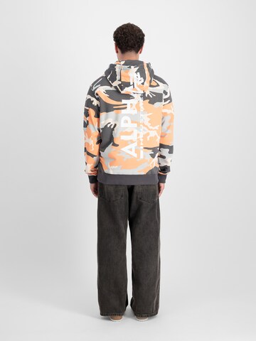 ALPHA INDUSTRIES Sweatshirt in Grau