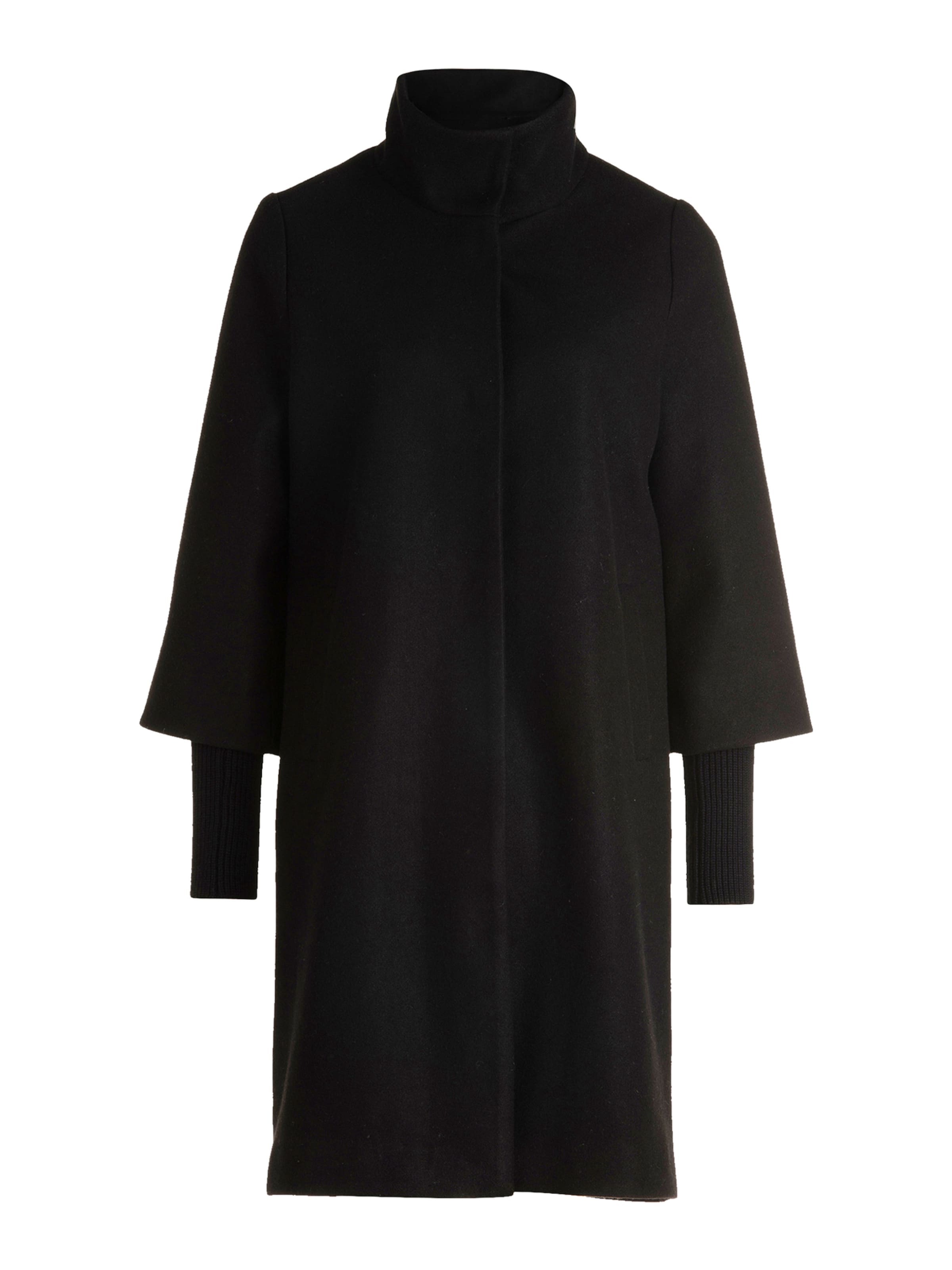 zero Tussenmantel in Zwart: voorkant