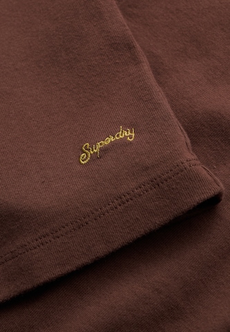 Superdry & Co T-Shirt 'Athletic Essential' in Braun