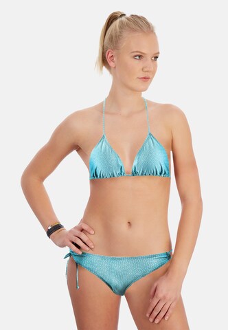 BECO the world of aquasports Triangel Bikini Flamingo Eden in Blau: Vorderseite