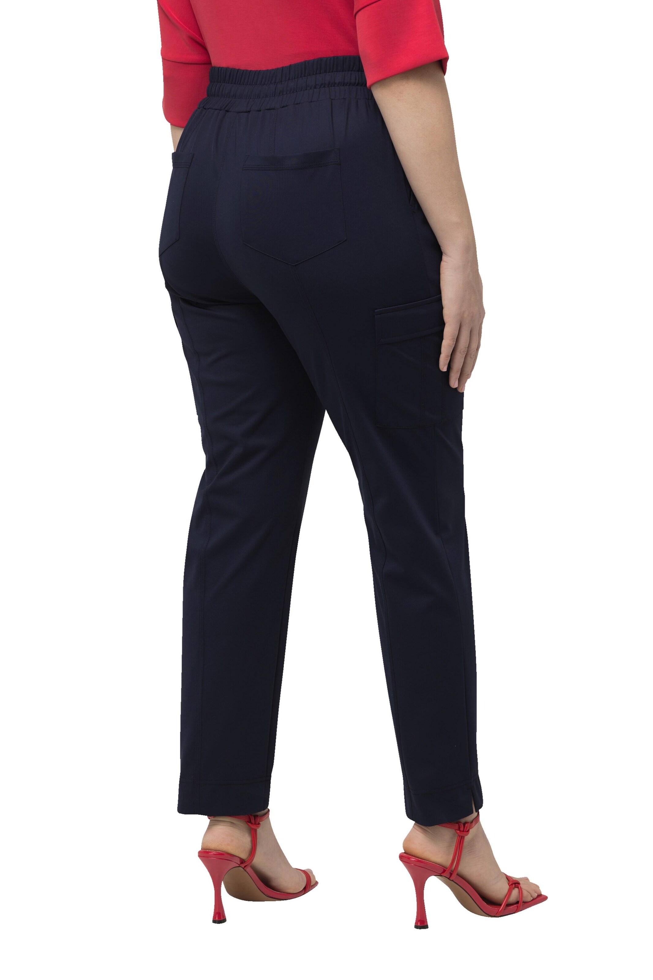 Ulla Popken Regular Broek in Blauw