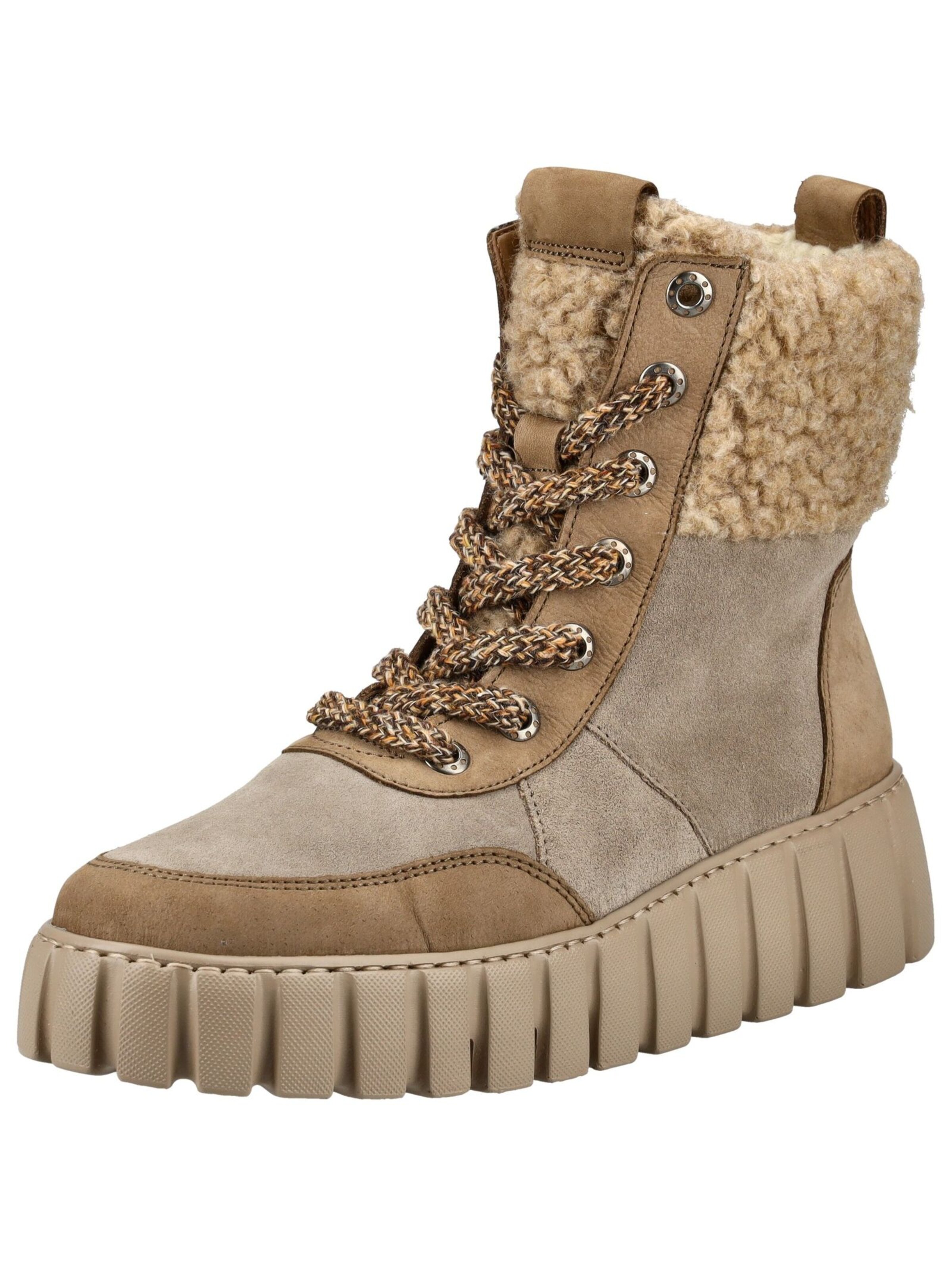 GABOR Veterlaarsjes in Beige: voorkant