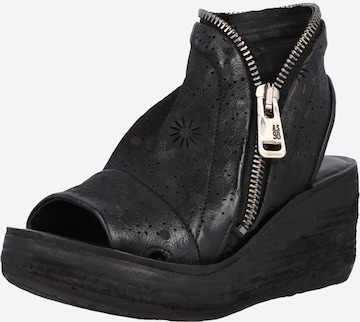 A.S.98 Sandal 'Noa' i svart: framsida