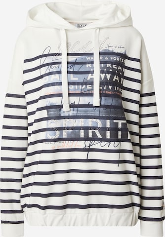 Soccx Sweatshirt 'Rock The Boat' in White: front