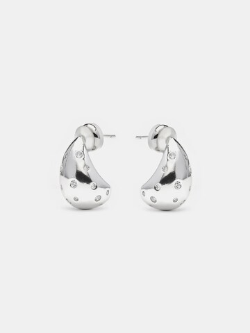 LUXBYLUX Earrings in Silver: front