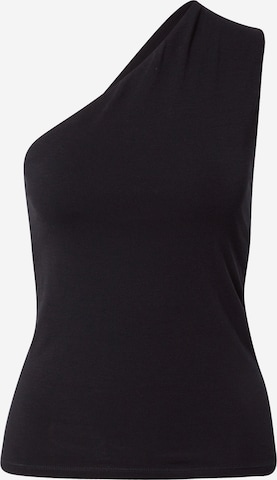 IRO Top 'CHIFLO' in Black: front