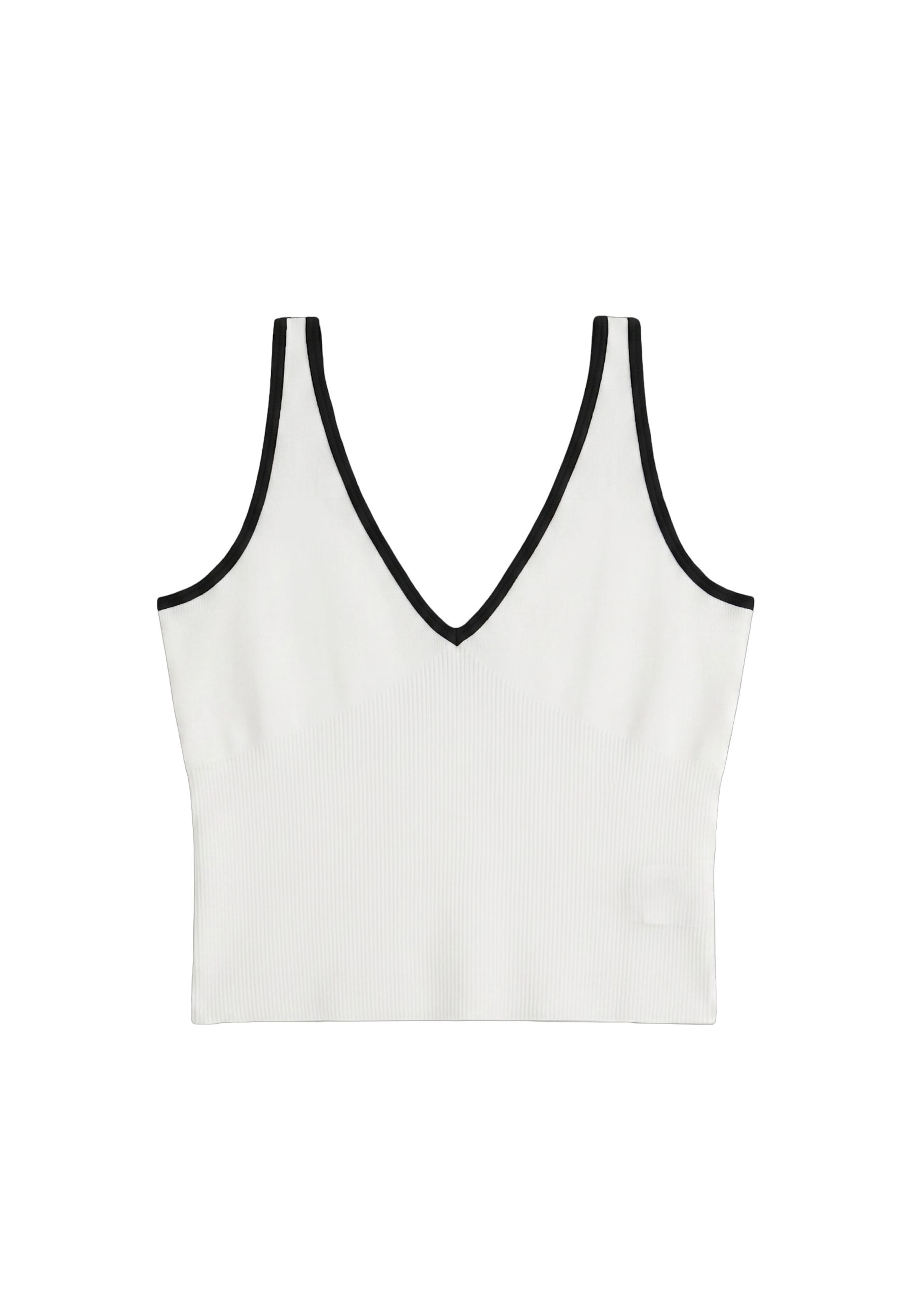 Aim'n Sporttop in Wit: voorkant