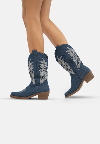 Salinyang Cowboylaarzen in Blauw