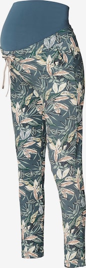 Pantaloni 'Leslie' Noppies pe bej deschis / gri taupe / verde mentă / alb, Vizualizare produs