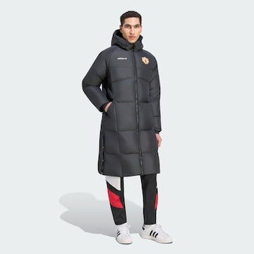 ADIDAS PERFORMANCE Sportovní bunda 'Manchester United EQT' – černá: přední strana