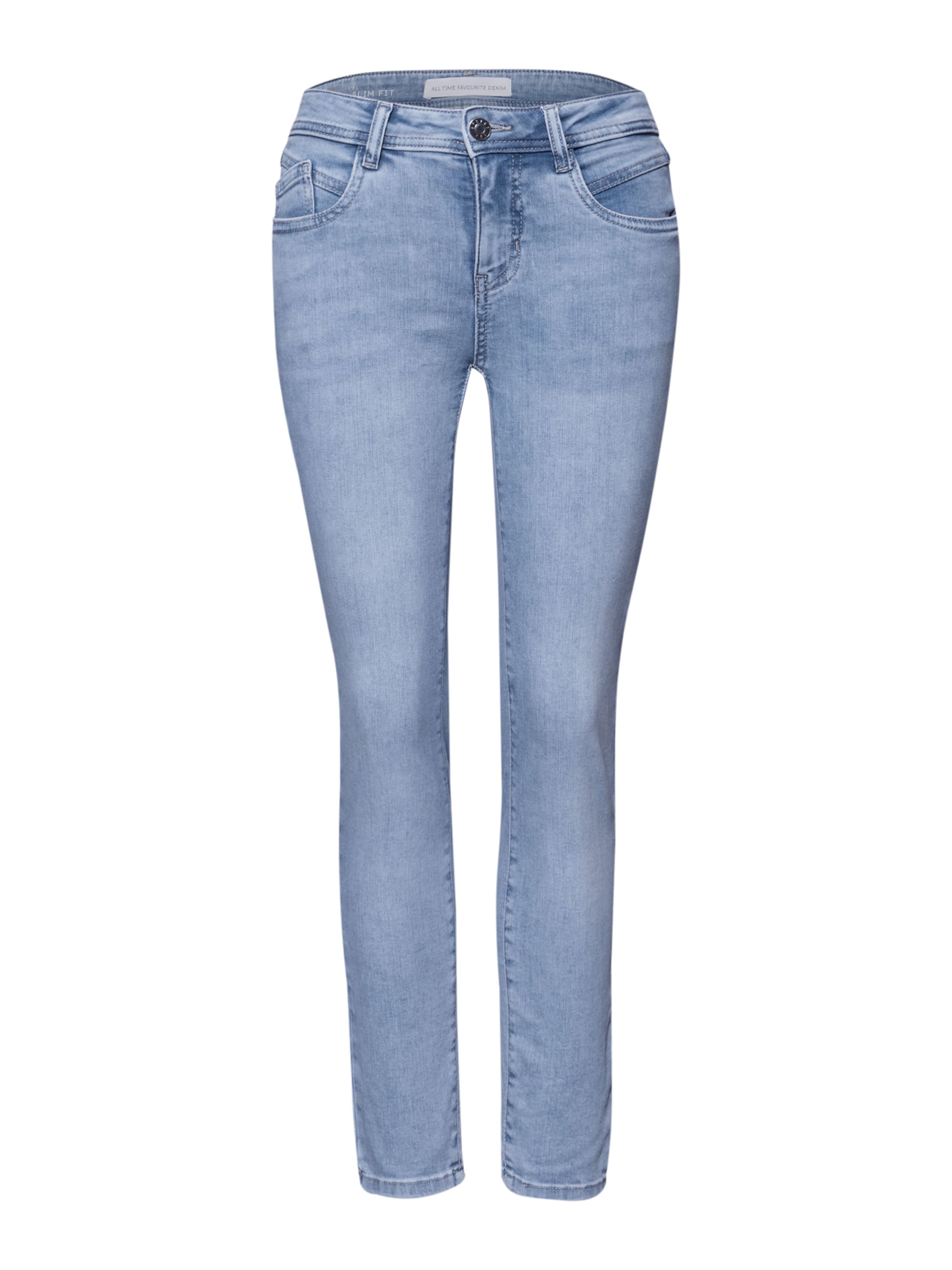 STREET ONE Skinny Jeans 'York' in Blue: front