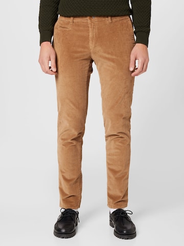 BRAX Regular Pants 'Fabio' in Brown: front