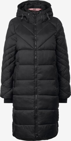 STREET ONE Winter coat in Black: front