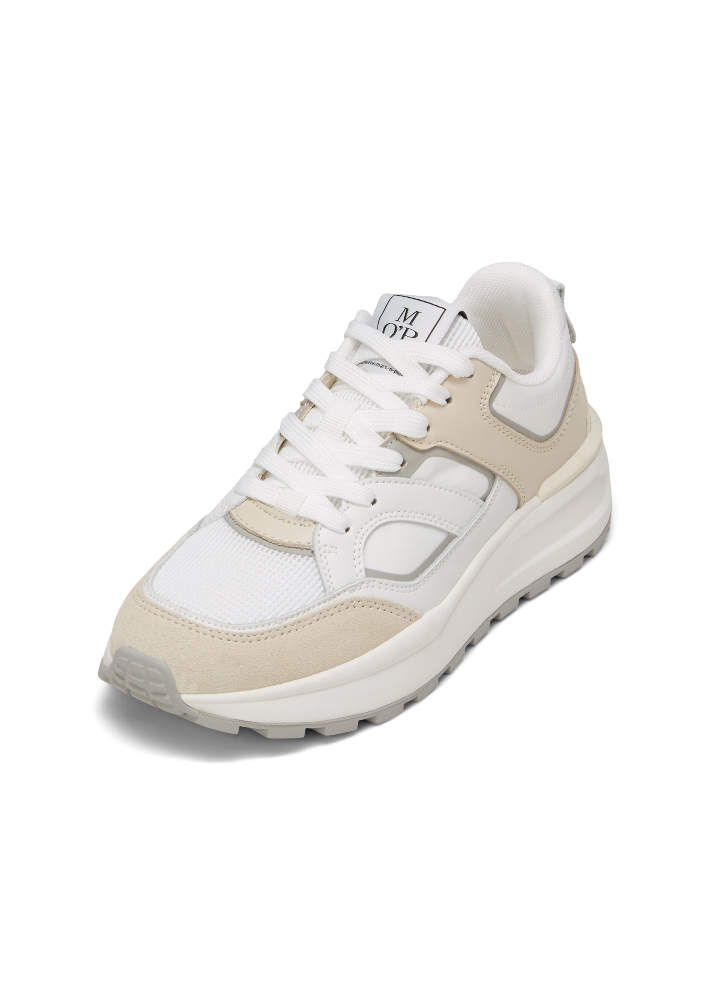 Marc O'Polo Sneakers in Beige: front