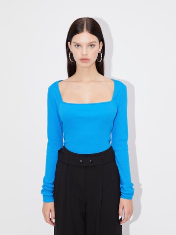 LeGer by Lena Gercke - Camiseta 'Isabell' en azul: frente