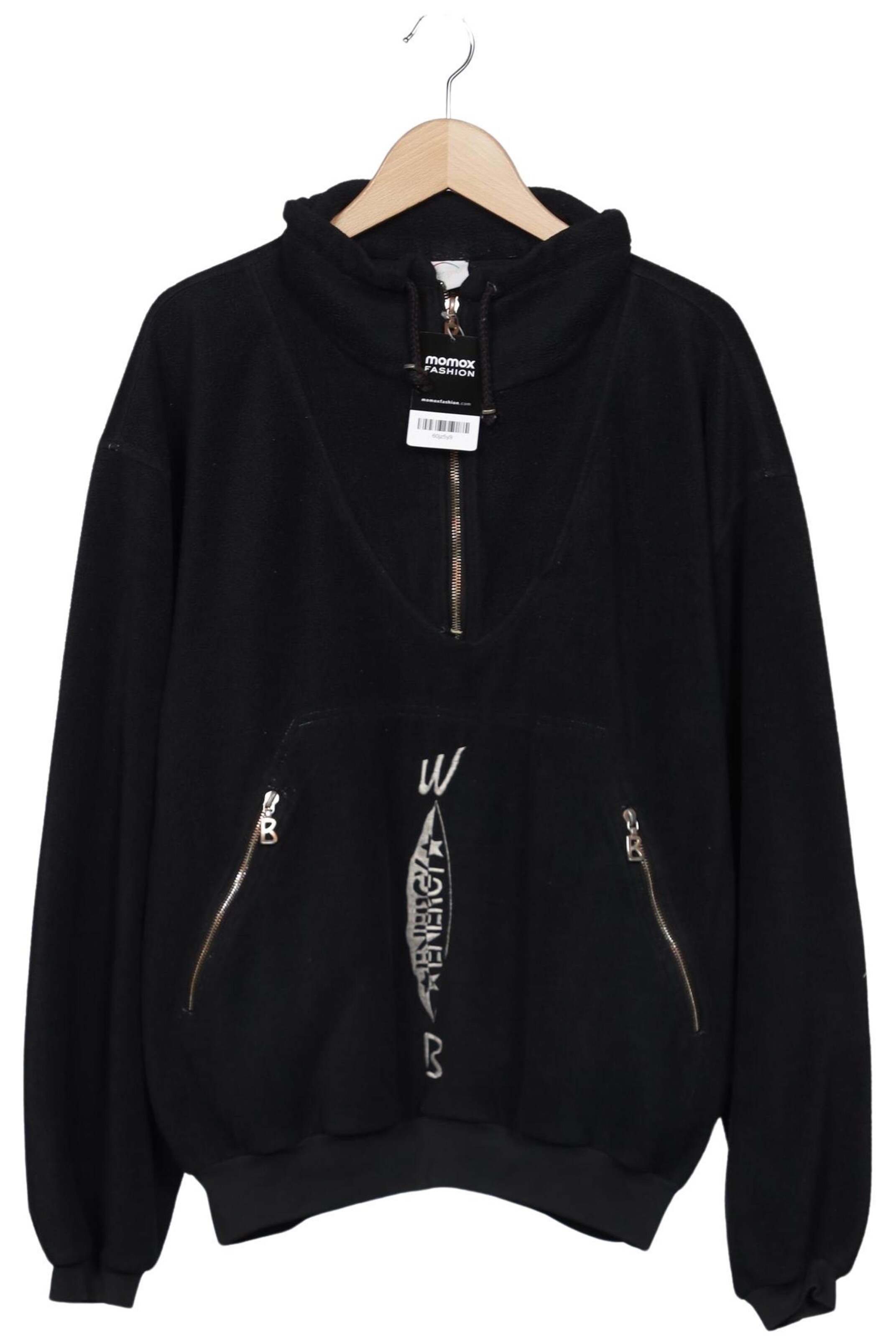 BOGNER Sweatshirt & Zip-Up Hoodie in L in Black: front