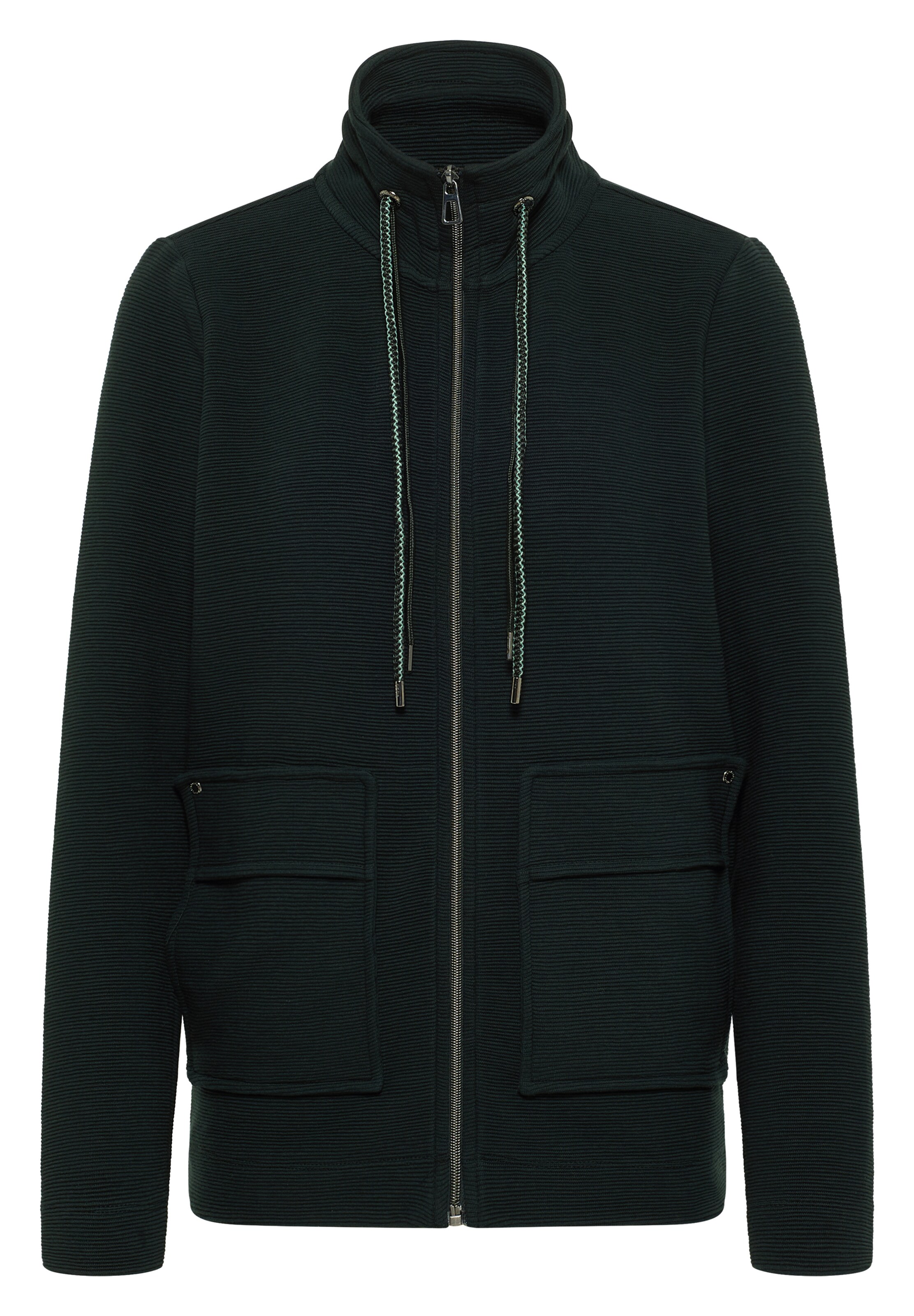 CECIL Knit Cardigan in Green: front