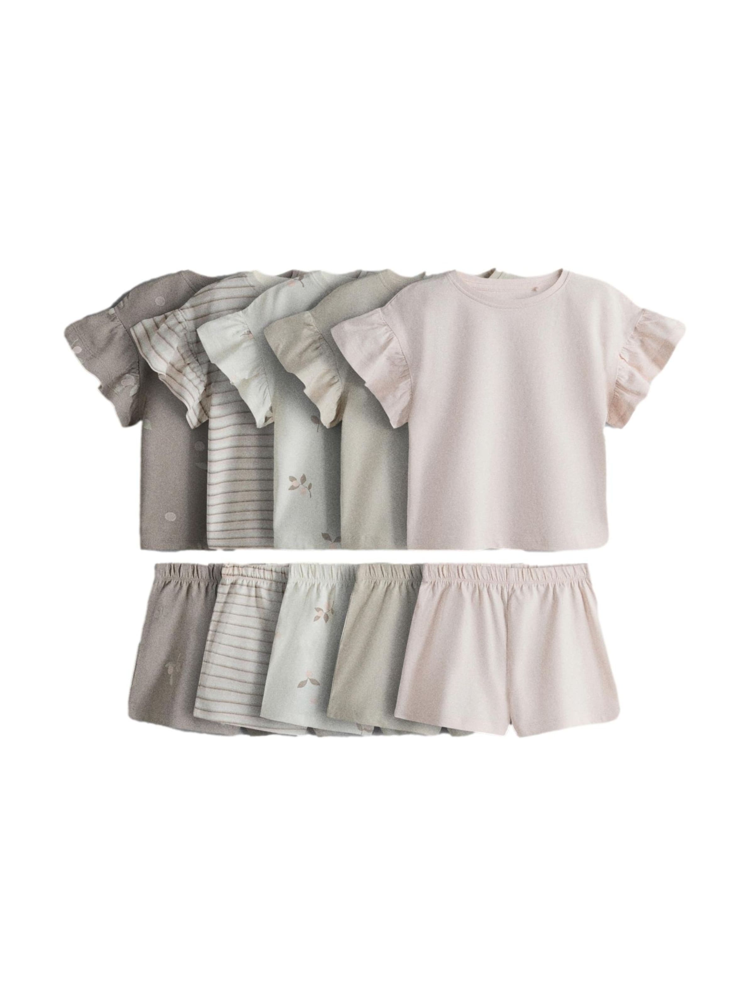 The Set Pyjamas i beige: framsida