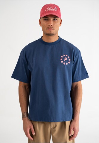 Prohibited T-shirt 'Stars' in Blau: Vorderseite