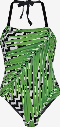 BECO the world of aquasports Bralette Swimsuit in Green: front