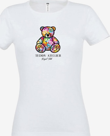 RMK Shirt 'Teddybär' in White: front