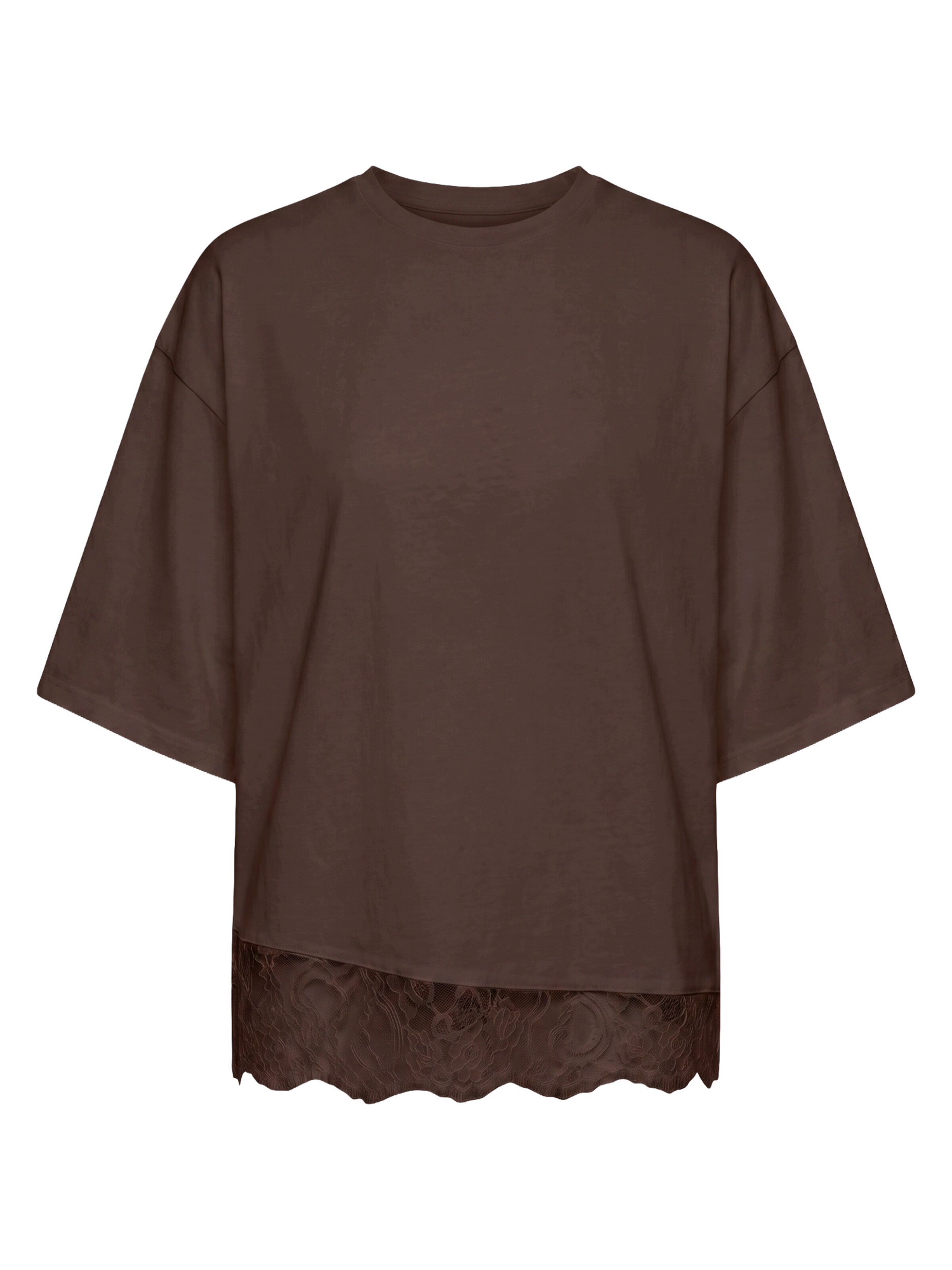 studioselect T-Shirt 'Arlene' in XS in dunkelbraun, Produktansicht