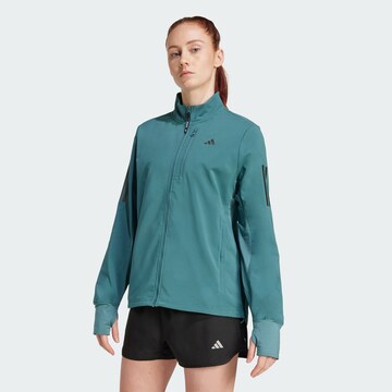Veste de sport 'Own The Run' ADIDAS PERFORMANCE en vert : devant