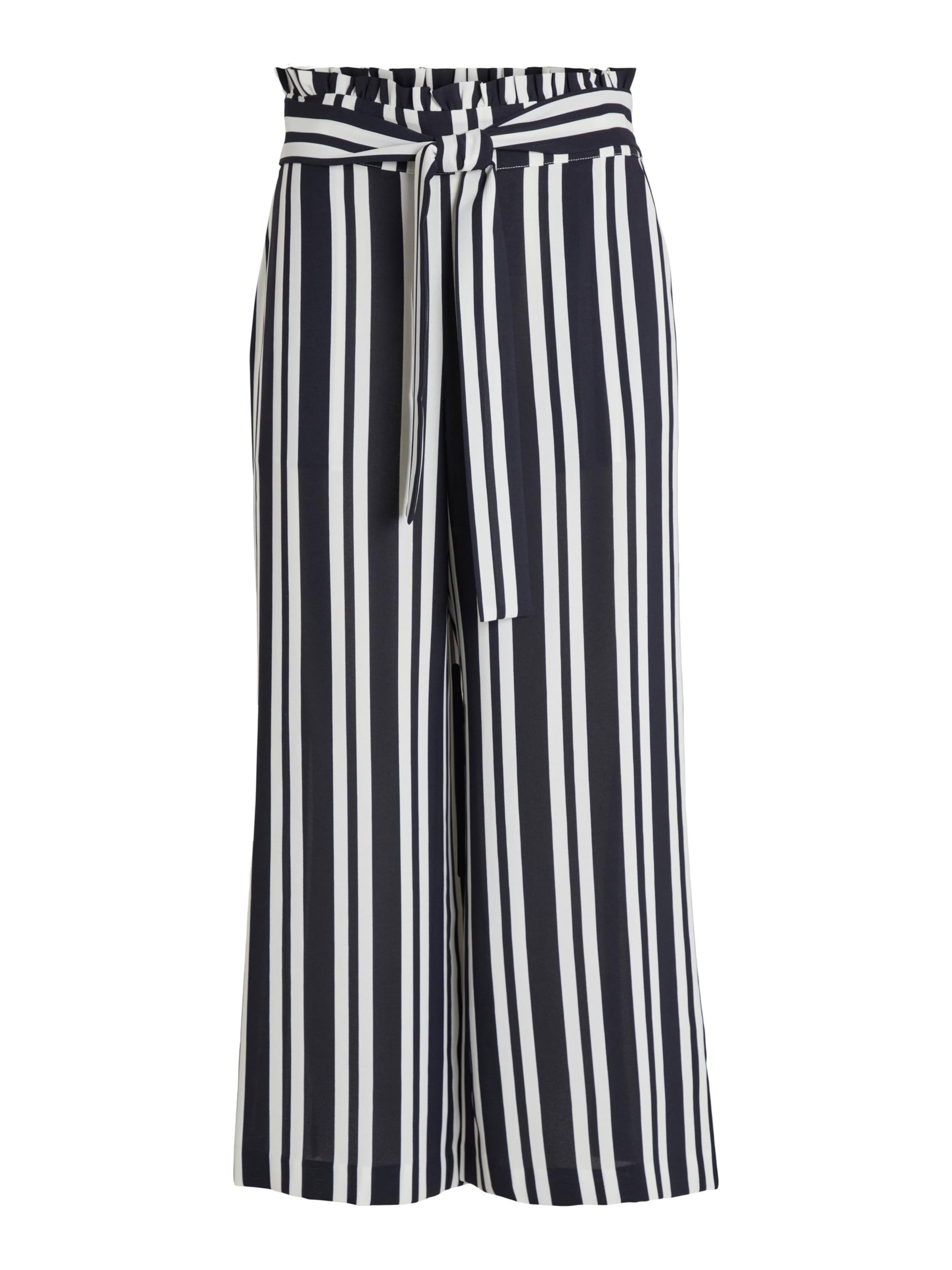 VILA Široke hlačnice Hlače 'Rasha' | bela barva: sprednja stran