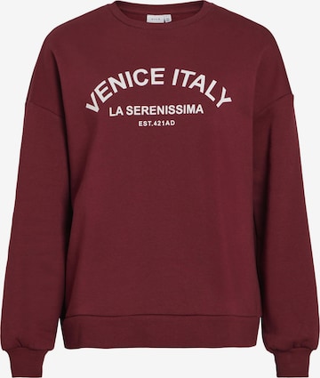 VILA Sweatshirt in Red: front