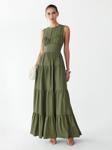 St MRLO Šaty 'Elowyn' – zelená: přední strana