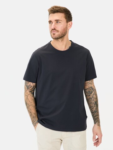 CAMEL ACTIVE T-Shirt mit Rückenprint in Blau