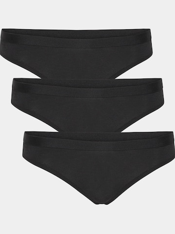 Copenhagen Bamboo String in Zwart: voorkant