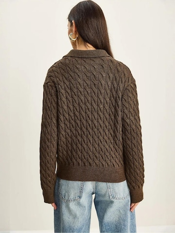 Bianco Lucci - Pullover em castanho