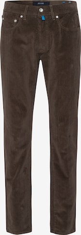 PIERRE CARDIN Pants 'Lyon' in Brown: front