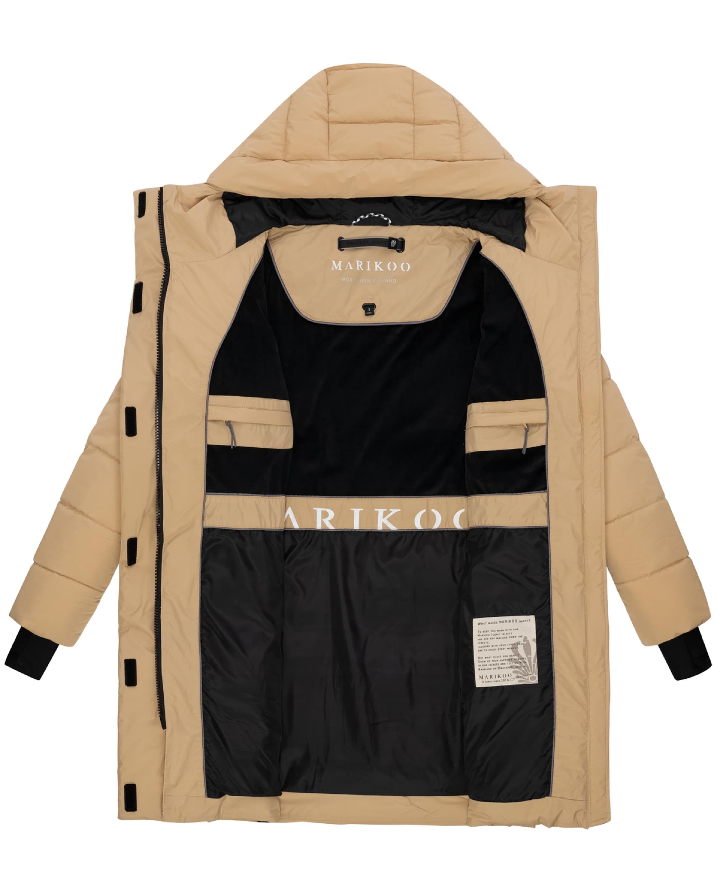 MARIKOO Зимнее пальто 'Kaituu XVI' в Бежевый