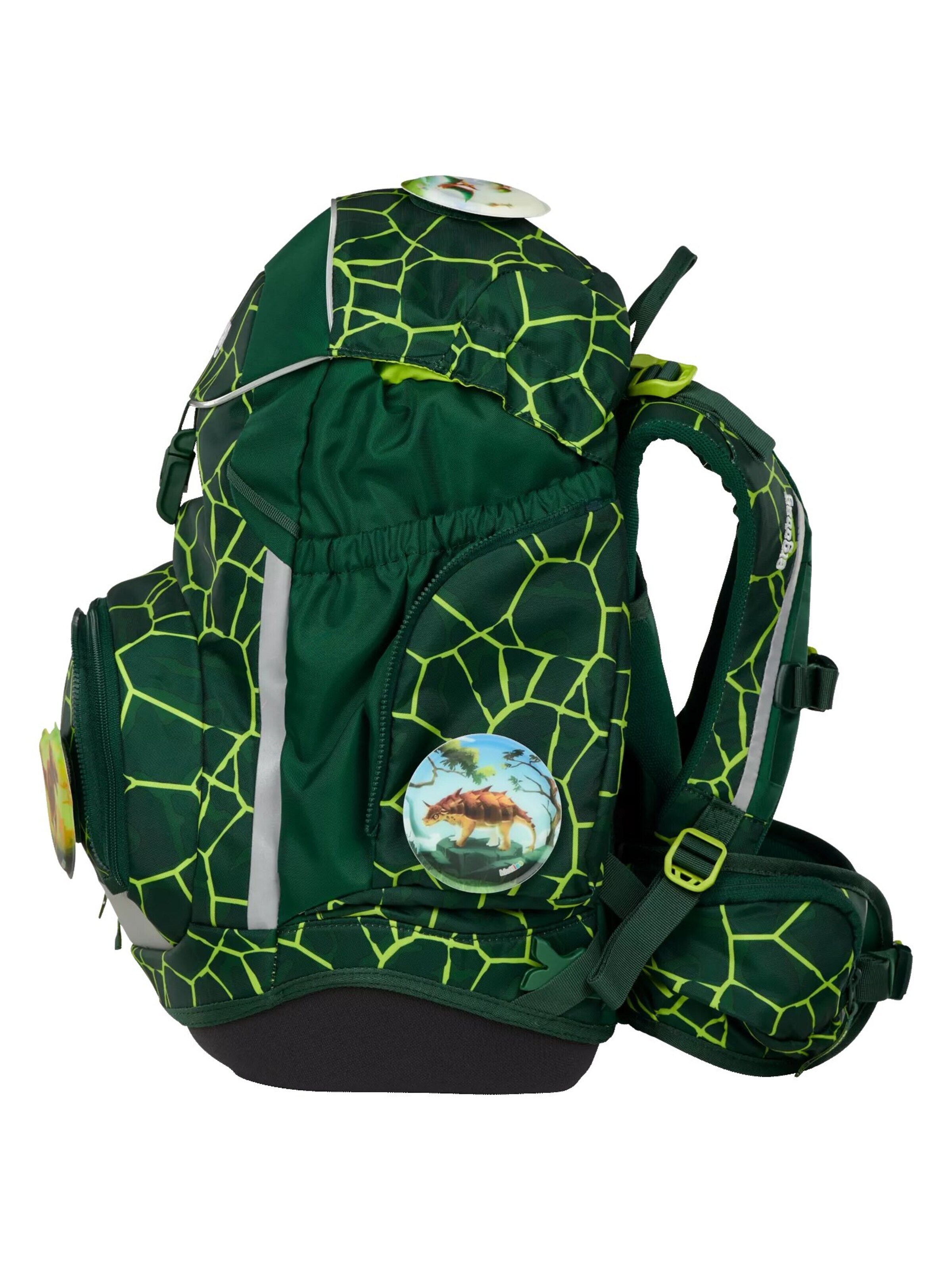 ergobag Backpack 'Schulranzen-Set pack Set' in Green