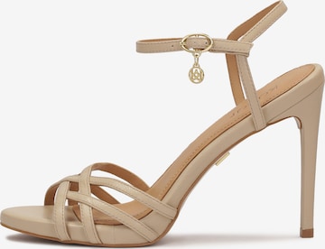 Kazar Sandal i beige: framsida