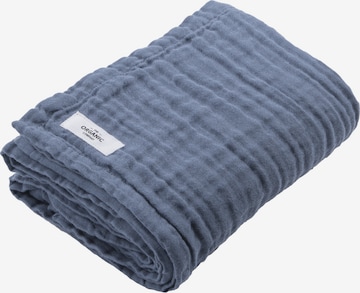 The Organic Company Shower Towel in Blue: front