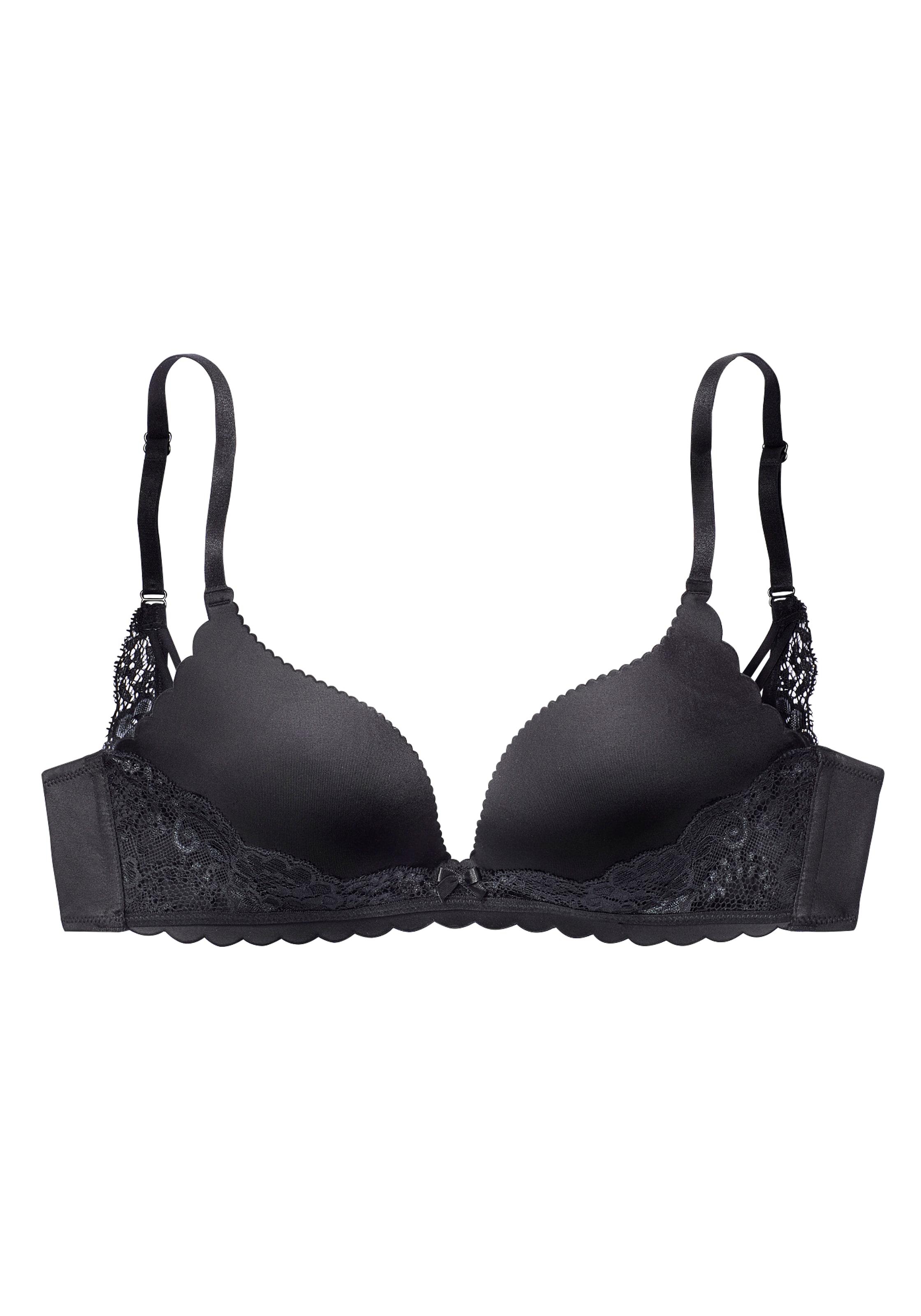 LASCANA Bra in Black: front