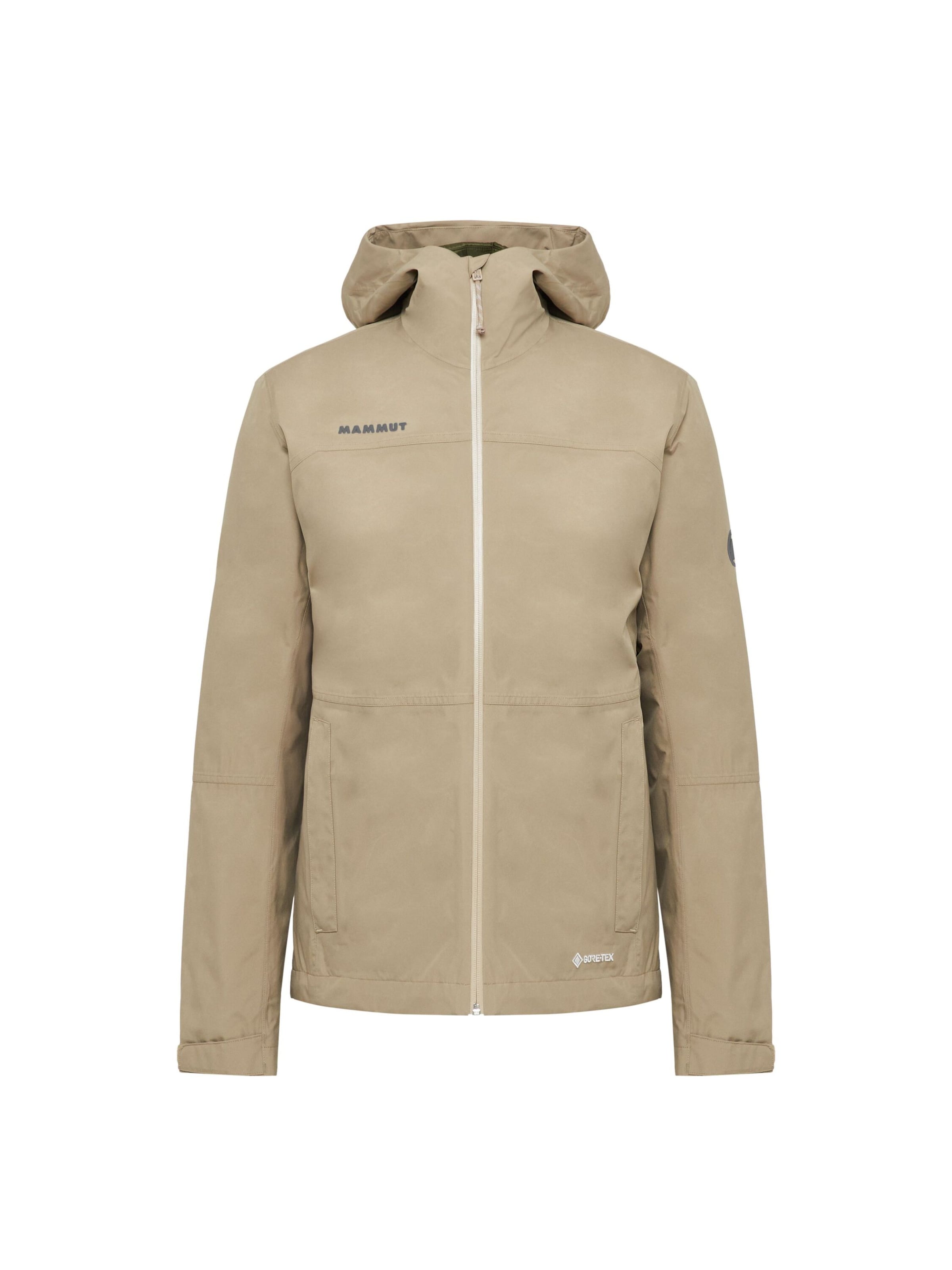 MAMMUT Outdoor jacket in Beige: front