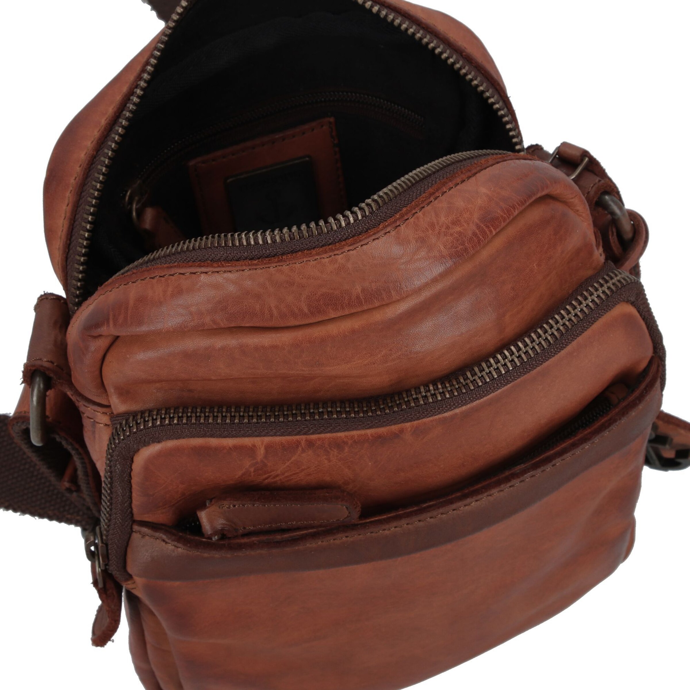 Harbour 2nd Schoudertas 'Urban Poets' in Bruin