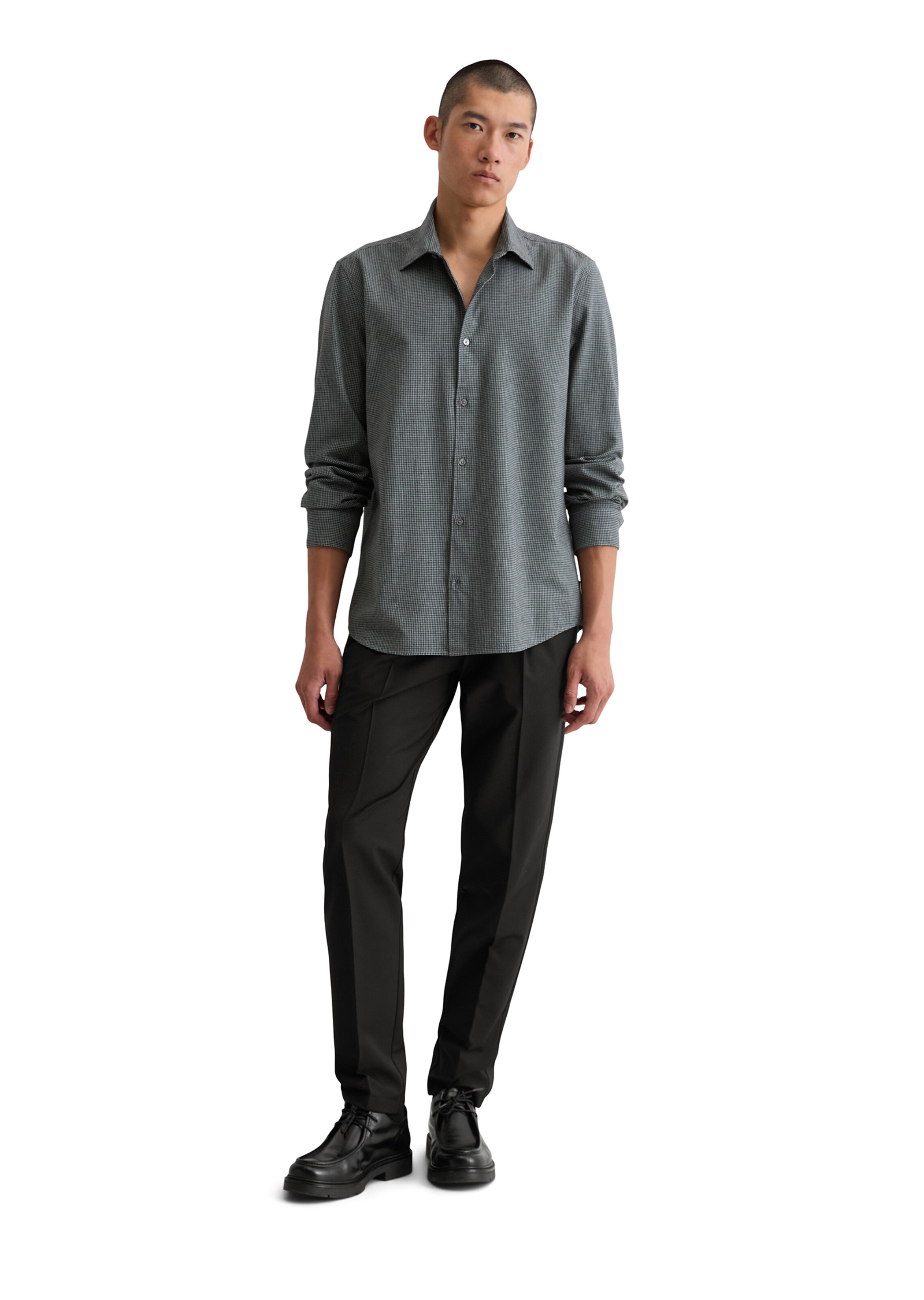 Marc O'Polo Regular fit Overhemd in Blauw