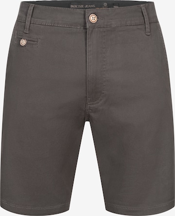 Regular Pantalon 'Sylvester' INDICODE JEANS en gris : devant