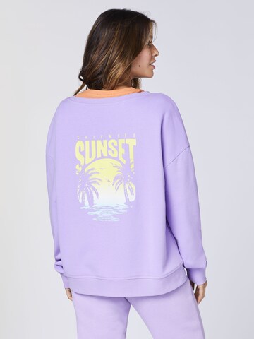 CHIEMSEE Sweatshirt in Purple